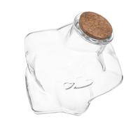 UKCOCO Bouteille à Souhaits en Verre Transparent Bouchon Liège Récipient Vide pour Loisirs Créatifs Origami Mini-Bouteille Décorative pour Rangement et Création 1 Pièce pour
