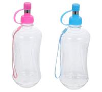 UKCOCO Bouteille d'eau Portable pour Chien 500ml Gourde pour Petit Animal Matériau Étanche 2 Pièces Voyages Activités en Plein Air Distributeur d'eau Pratique pour Chien Et Chat