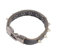 UKCOCO Bracelet En Cuir Punk Ajustable Pour Homme Et Femme Bracelet Clouté Gothique Cuir Solide Design Rétro Soirées Festivals Accessoires De Mode