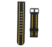 UKCOCO Bracelet Montre Silicone Bicolore Étanche Compatible Montre Sportive Confortable et Résistant pour Sport et Usage Quotidien