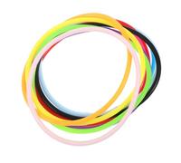 UKCOCO Bracelets En Silicone Colorés Vintage Années 80 Gelée Souple Et Fine Ensemble 100 Pièces Multicolores Pour Femmes Usage Quotidien Et Coiffure