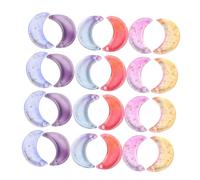 UKCOCO Breloques En Verre Forme Lune 80 Pcs Multicolores Pour Bijoux Diy Femmes Pendentifs Collier Boucle D’oreille Loisirs Créatifs Fête Présents Création Artisanale