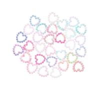 UKCOCO Breloques Manucure en Perles Dégradé Cœur 1 Sachet Décorations Nail Art DIY pour Femmes Ongles Naturels et Artificiels