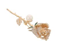 UKCOCO Broche Fleur Bijou Métal Doré Épingle Mode Femme Accessoire Vêtement Fête Délicate