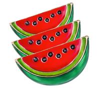 UKCOCO Broche Pastèque Dessin Animé 3 Pièces En Alliage Léger Pour Fixer Châle Femme Et Homme Usage Quotidien