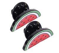 UKCOCO Broches à Pinces Pastèque pour Femme 2pcs en Alliage, Accessoires Décoratifs Créatifs et Mode, pour Occasions Spéciales et Anniversaires