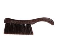UKCOCO Brosse à Poussière en Bois de Poutrier Incurvée, Brosse à Poils Souples en Crin de Cheval, Balai à Main Multi-usages pour Nettoyage Cheminée, Fenêtres, Tiroirs, Outils de