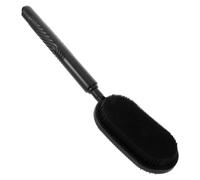 UKCOCO Brosse de Bain pour Exfoliation Douce Noir en Silicone à Double Face Manche Long Extensible, Poils Denses Massage Confortable, Toilette Quotidienne
