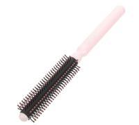 UKCOCO Brosse Ronde Petite en Plastique pour Brushing et Coiffage, Design Fin et Léger, pour Usage Quotidien et Voyage, Attrape et Roule Cheveux Facilement
