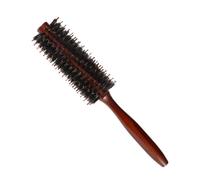 UKCOCO Brosse Ronde Poils Naturels et Nylon pour Brushing Manche Bois Ergonomique Peigne Spiralé Démêlant Coiffage et Bouclage Adaptée Cheveux Longs et Courts Couleur Couleur Aléatoire