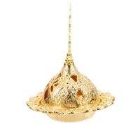UKCOCO Brûleur Dencens Arabe Portable Cendrier Compact Support Cône Décoratif pour Maison et Bureau Design Vintage