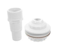 UKCOCO Buse de Retour pour Piscine Hors Sol Kit de Jet de Retour avec Joints et Adaptateur de Tuyau Accessoires de Piscine Installation Facile Nettoyage