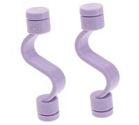 UKCOCO Butée Magnétique pour Porte de Lave-linge Amovible 2 Pièces Plastique Violet Ventilation Anti-odeurs Support Porte Machine à Laver pour Maison Hôtel