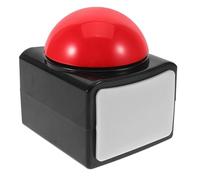 UKCOCO Buzzer de Quiz Sonore et Lumineux en Plastique, Bouton de Réponse Multifonction pour Jeux de Questions-réponses en Famille et Salle de Classe, sans Pile, Fêtes et Compétitions