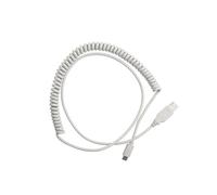 UKCOCO Câble USB-c Spiralé Magnétique pour Clavier Mécanique Jeu Connecteur Détachable Anti-interférence