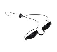 UKCOCO Cache-œil Confortable Noir Protection UV en Tpu de Sécurité et Design Ergonomique pour Blanchiment des Dents et Soins Esthétiques pour Différentes Formes de Visage