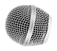 UKCOCO Cache-micro en Métal Argenté Anti-collision pour Microphone, Maille de Remplacement Solide Finition Moderne et Travail Soigné