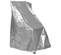 UKCOCO Cache-tuyau Extérieur Housse de Tuyau D'arrosage Extérieur, Couvercle de Dévidoir Vertical Autoportant, 210d Oxford, Argenté, Anti-uv, pour Patio et Jardin