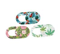 UKCOCO Cache Webcam Coulissant Confidentialité pour Pc Portable Tablette Smartphone, 3 Pièces Abs Fin Léger Anti-espionnage Protection Vie Privée, Usage Professionnel Et Personnel, Noir