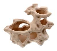 UKCOCO Cachette Cachette pour Poissons pour Aquarium en Céramique Réaliste sans Décoloration Grotte Décorative Aménagement Paysager d'un Aquarium Domestique