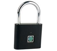 UKCOCO Cadenas Intelligent à Lecture Digitale Portable Serrure Antivol en Métal Aluminium Étanche et Résistant à la Corrosion pour Porte Casier et Bagages Sécurité Renforcée