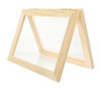 UKCOCO Cadre en Bois de Pin pour Fabrication de Papier, Kit DIY Sûr et Résistant, pour Apprentissage Artisanal des Garçon et Filles et Création de Motifs sur Tissus