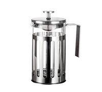 UKCOCO Cafetière à Piston Acier Inoxydable et Verre Borosilicate Chaleur Théière pour Infusions et Boissons