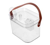 UKCOCO Cage De Voyage pour Hamster avec Biberon Cage Plastique Transparent pour Petits Animaux Portable pour Hamster Ou Cochon