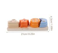 UKCOCO Cage Oiseau pour Perroquet Puzzle Éducatif Forme Blocs Accessoire Ludique pour Entraînement et Stimulation Mentale