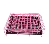UKCOCO Cage pour Animaux de Compagnie Cage pour Chien Rose s pour Animaux Chats à Lapin d'intérieur chenils pour Chiens pour l'intérieur s Roses pour Petits Chiens Fil de Fer