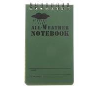 UKCOCO Cahier à Spirale Vert Étanche en Papier Léger et Solide, Carnet Pratique pour Écriture Créative et Idées de Listing, Format 127mm X 76mm