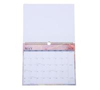 UKCOCO Calendrier Mural Suspendu 18 Mois 2026-2027 Format Vertical Reliure Spirale Métallique Calendrier Mensuel à Suspendre pour Maison et Bureau Planificateur Annuel Jours Fériés