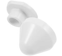 UKCOCO Capuchons de Boulons pour Toilettes 1 Jeu en Plastique Blanc pour Siège Wc Suspendu Accessoires Salle de Bain Pièces Détachées
