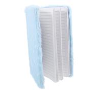 UKCOCO Carnet Fluffy à Couverture Douce Portable pour Cahier Décoratif pour Étudiants et Filles Sans Serrure pour Notes et Planification