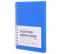 UKCOCO Carnet Mots de Passe à Spirale pour Seniors avec Index Alphabétique Gestion Sécurisée des Sites Web et Organisation Pratique