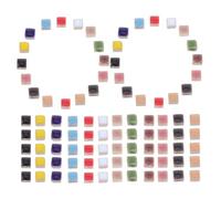 UKCOCO Carreaux de Mosaïque Céramique 5 Mm, Kit de Carrelage en Vrac 50 G, Couleurs Mélangées pour Loisirs Créatifs et Projets Artistiques, Tesselles Artisanales pour Décoration Murale
