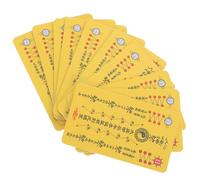 UKCOCO Carte Amulette Traditionnelle Chinoise Taisui 10 Pièces 3×5 CM Amulette de Protection et Succès Portable Spirituelle pour Paquet à Main Décoration Feng Shui