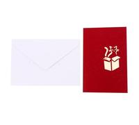 UKCOCO Carte D'anniversaire 3d Pop-up Chat en Papier Qualité Carte de Vœux Colorée Effet Visuel 3d pour Fêtes et Anniversaires Créatives et Originales