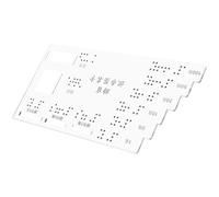 UKCOCO Carte D'attention Aveugle Portable Carte Attention Braille en Acrylique Reconnaissance Précise des Billets, Usage Quotidien et Vie Autonome pour Personnes Aveugles