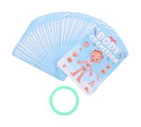 UKCOCO Cartes Apprentissage Corps pour Tout-Petits Jeu Éducatif Interactif pour Garçon Fille Cartes Papier pour Développement Cognitif et Éveil Corporel