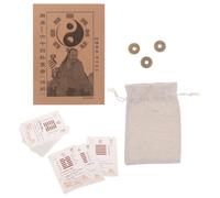 UKCOCO Cartes de Divination Chinoises I Ching Hexagrammes Éducatives avec Guide Explicatif Jeu de Cartes Feng Shui pour Collection et Décoration Papier