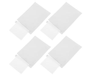 UKCOCO Cartes de Nettoyage Compatible Compteuses de Billets Lot de 4 pour Scanner de Chèques, Feuilles Nettoyantes Outil de Maintenance pour Lecteur de Cartes à Puce pour Bureaux