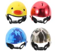 UKCOCO Casques de Protection Réutilisables en Plastique 4pcs pour Poules Réduisant Blessures Accessoires de Poulets pour Volailles Domestiques