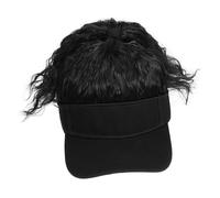 UKCOCO Casquette De Baseball Perruque Casquettes De Baseball Avec Perruques Chapeaux À Queue De Cheval Pour Femmes Extensions De Cheveux