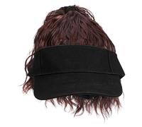 UKCOCO Casquette De Baseball Perruque Chapeau Avec Cheveux Bouclés Extensions De Queue De Cheval Perruques Pour Femmes Casquette De Baseball Chapeau Pour Femmes