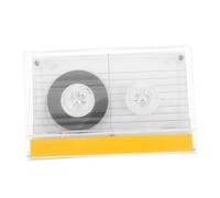 UKCOCO Cassette Audio Vierge Décorative Transparent Accessoire Mural Vintage pour Décoration Et Enregistrement Audio
