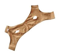 UKCOCO Ceinture Amincissante Visage de V pour Double Menton Masque Liftant Facial Élastique Couleur Chair Taille L Bande Réutilisable pour Raffermissement et Modelage du Contour du