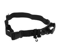UKCOCO Ceinture Porte-Canne de Pêche Réglable Noire Support Robuste et Base Intégrée Ceinture de Wading Pratique pour Pêche en Mer Kayak et à la Mouche Accessoire Outdoor pour Voyageurs
