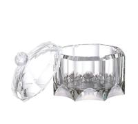 UKCOCO Cendrier Cristal Transparent avec Couvercle Design Créatif et Pratique pour Bureau et Maison Récipient de Table pour Cendres et Mégots Décoration Élégante et Cadeau