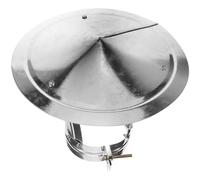 UKCOCO Chapeau de Cheminée Couvre Pluie et Protection Intempéries pour Cheminée Diamètre Design Élégant et Durable pour Évacuation Rapide de Eau et Prévention des Accumulations Eau